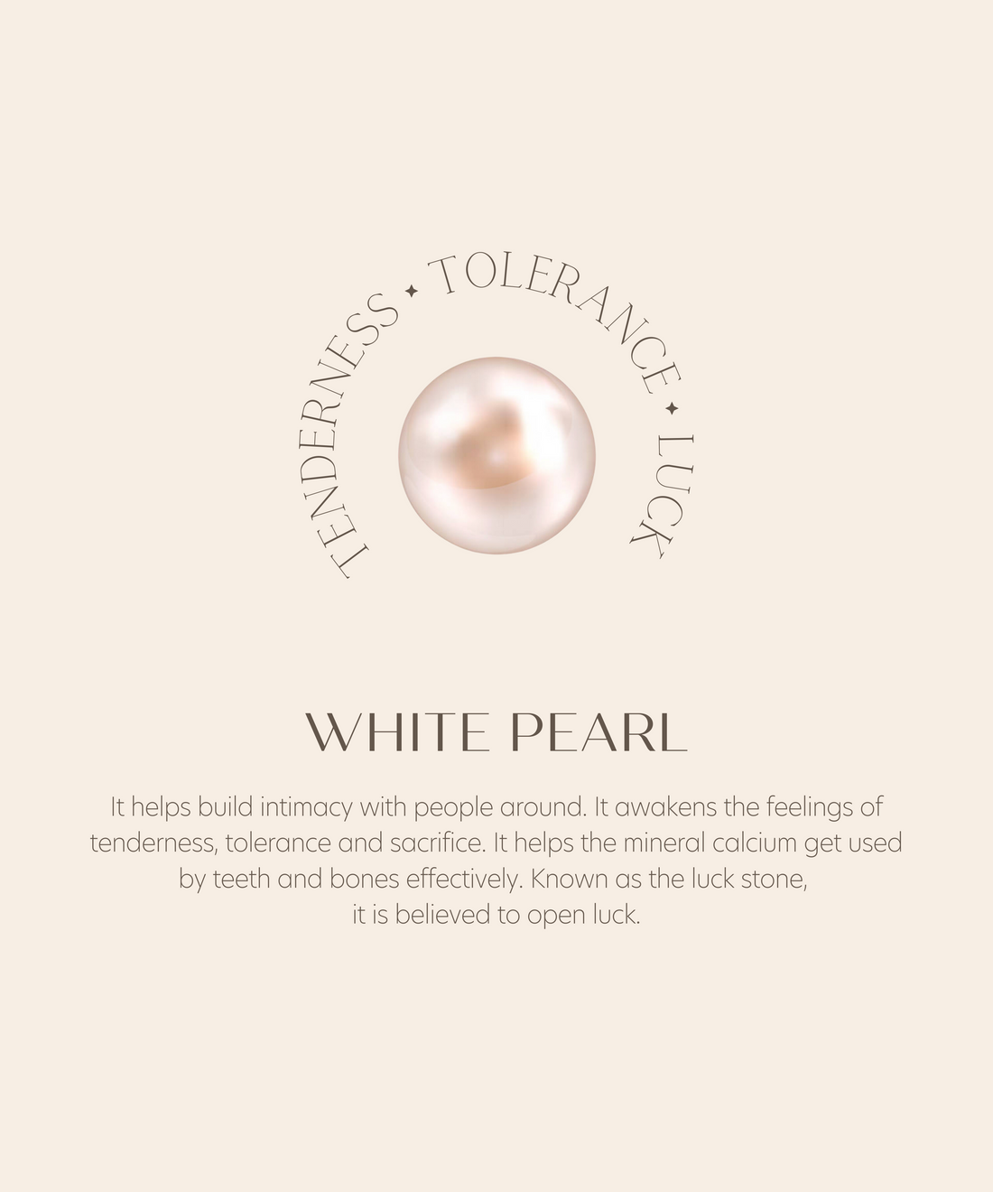 [COMMON] Sumerian White Pearl Unisex Bracelet product detail