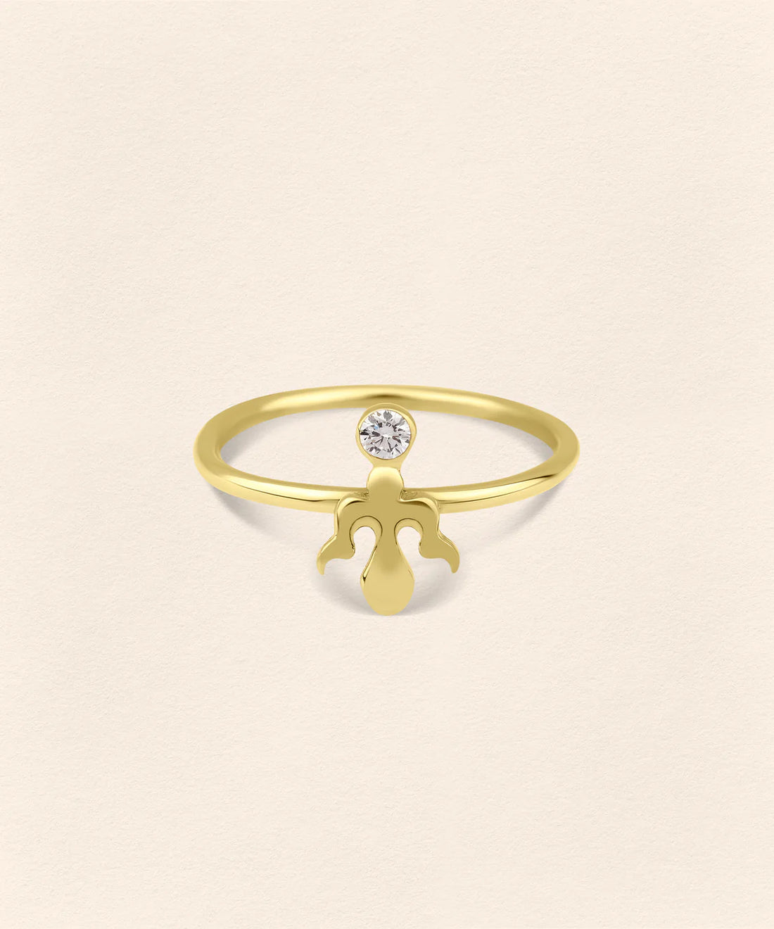 Alka Diamond Gold Ring