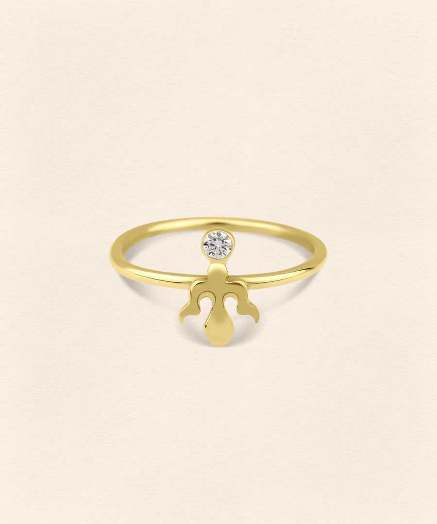 Alka Diamond Gold Ring