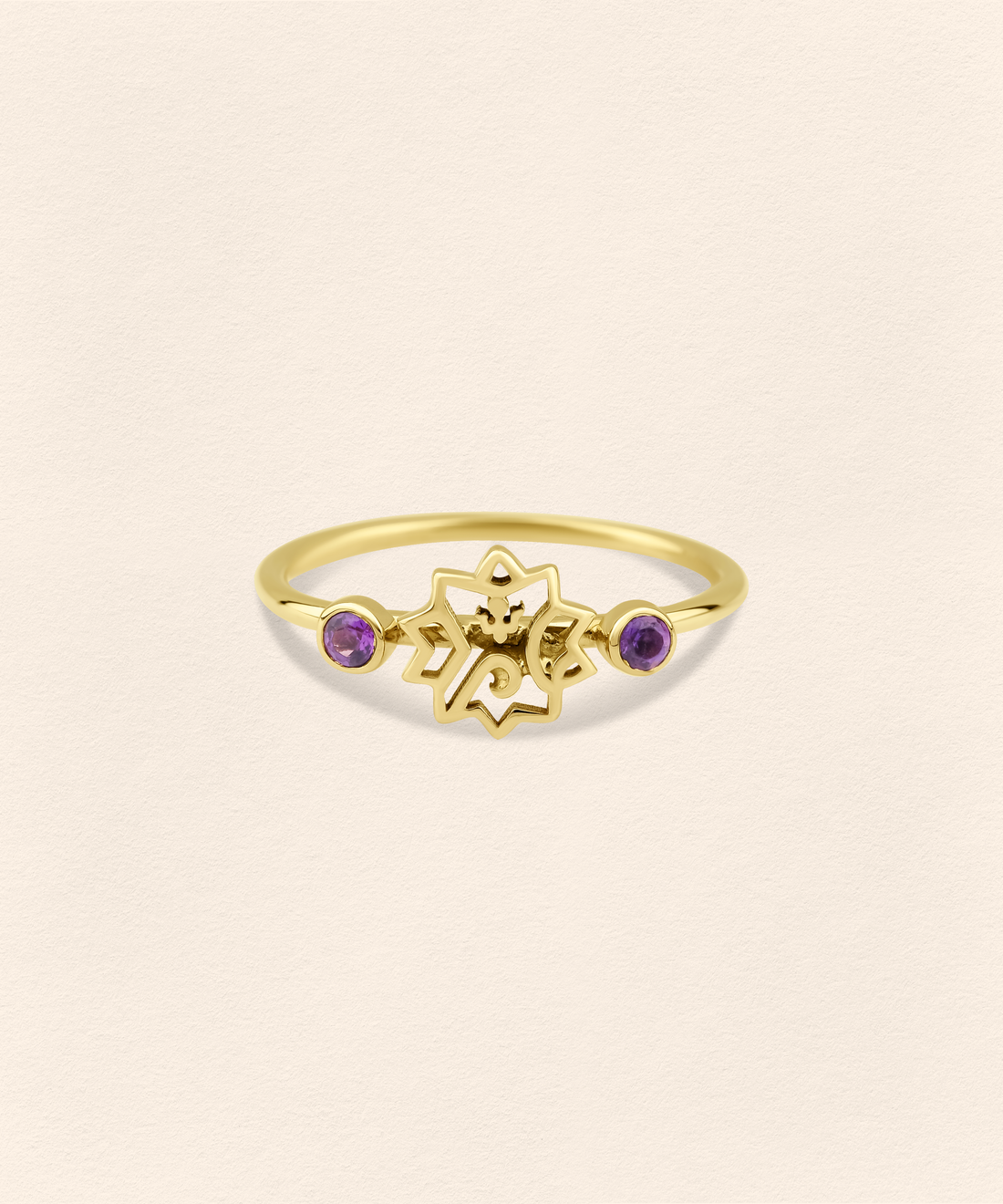 Adel Amethyst Gold Ring