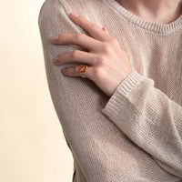 [MEN] Coral Crane Filigree Ring product detail