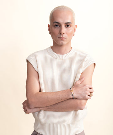 Sumerian Black Pearl Bracelet - Men