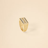 Sumerian Filigree Gold Ring