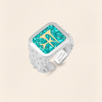 Sumerian Turquoise Freedom Ring