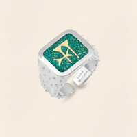 Sumerian Turquoise Freedom Ring