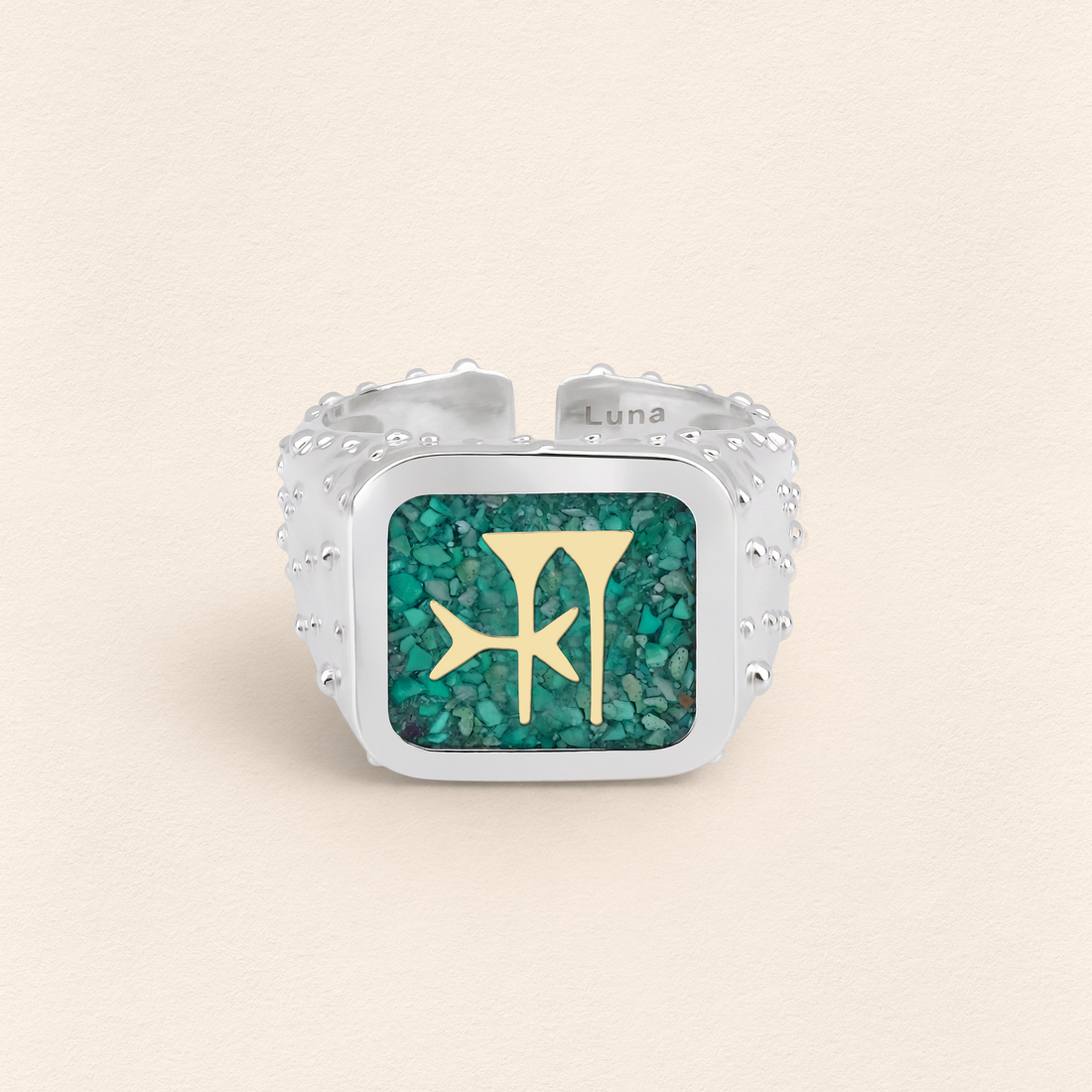 Sumerian Turquoise Freedom Ring