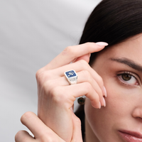 Sumerian Lapis Abundance Ring