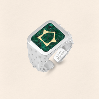Sumerian Malachite Life Energy Ring