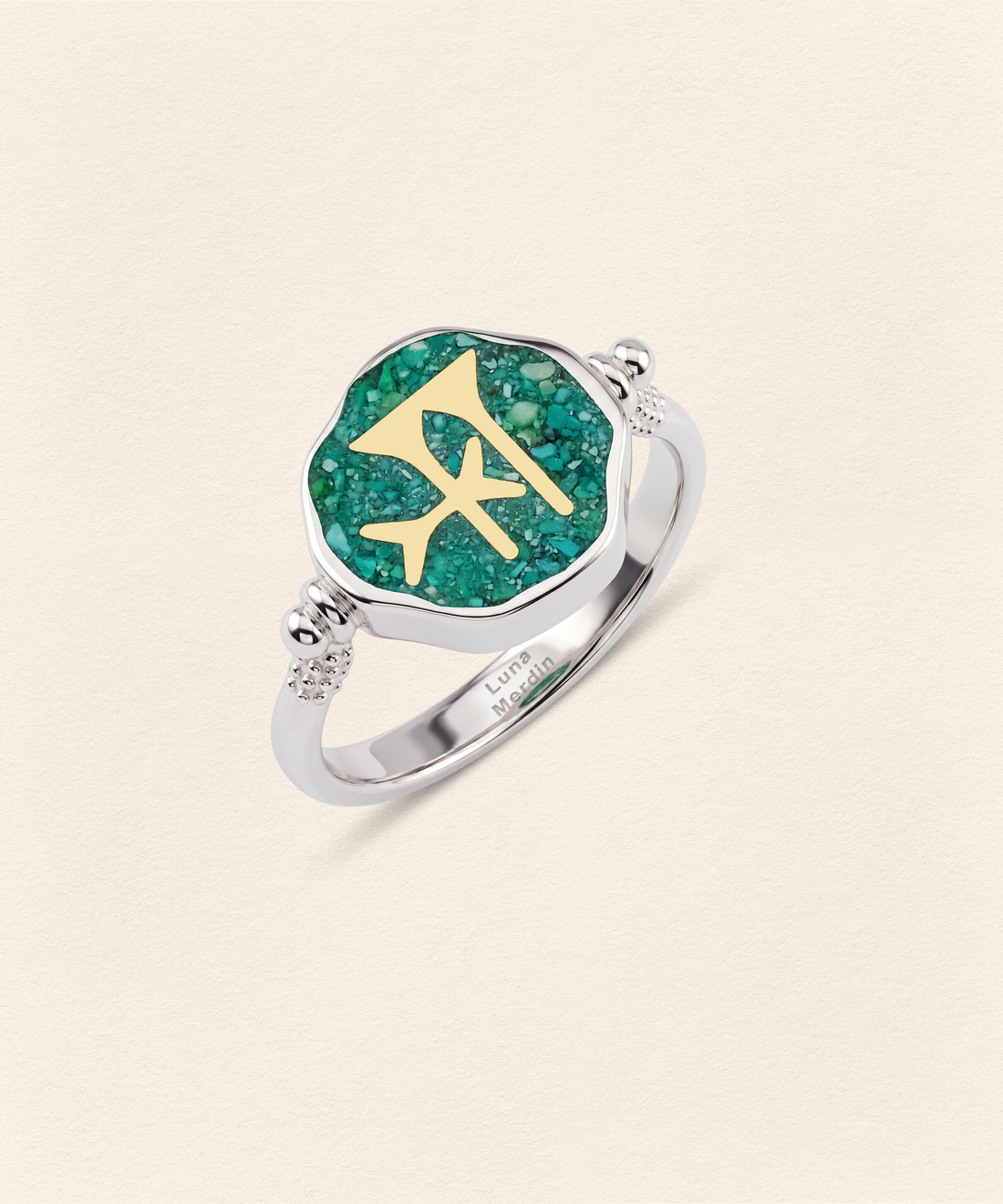 Sumerian Turquoise Freedom Small Ring