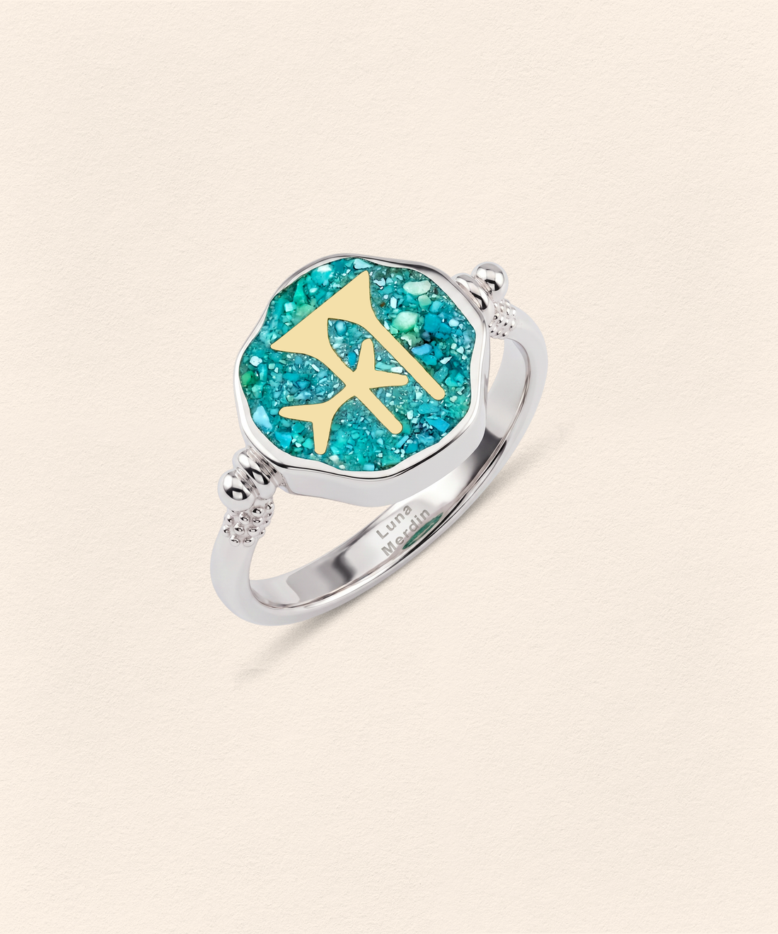 Sumerian Turquoise Freedom Small Ring