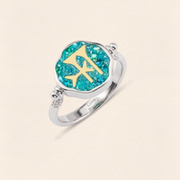 Sumerian Turquoise Freedom Small Ring