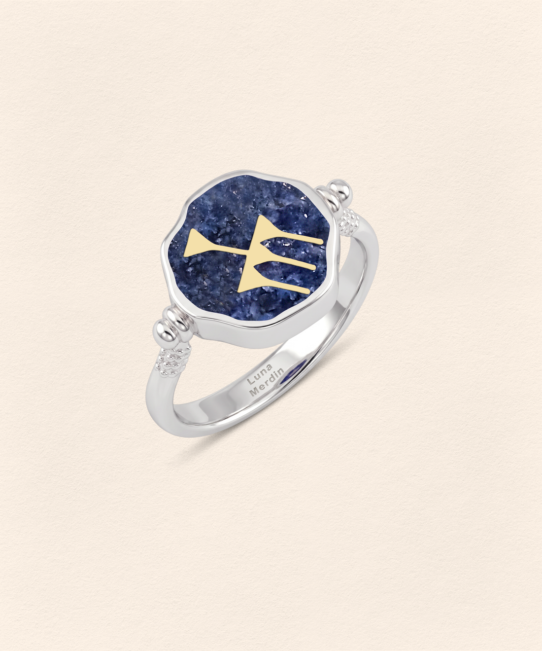 Sumerian Lapis Abudance Small Ring