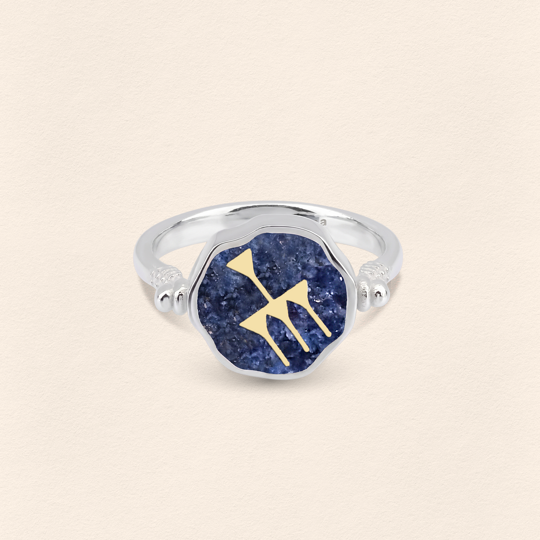 Sumerian Lapis Abudance Small Ring