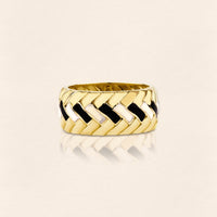 Wheat Gold Ring - Men