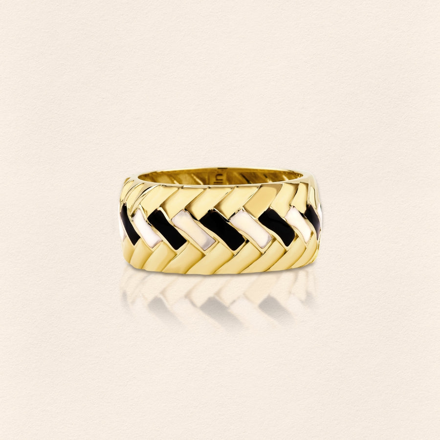 Wheat Gold Ring - Men