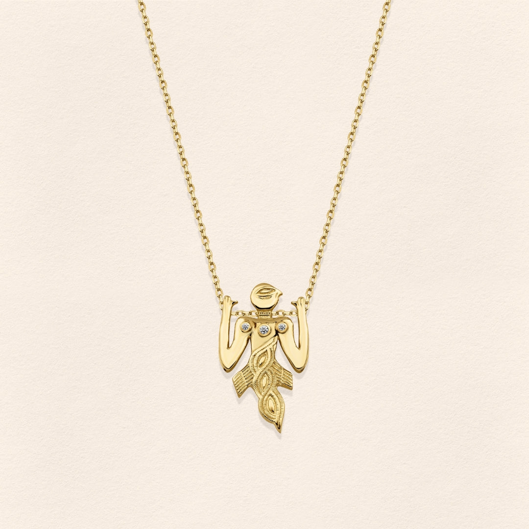 Birdman Gold Necklace Small