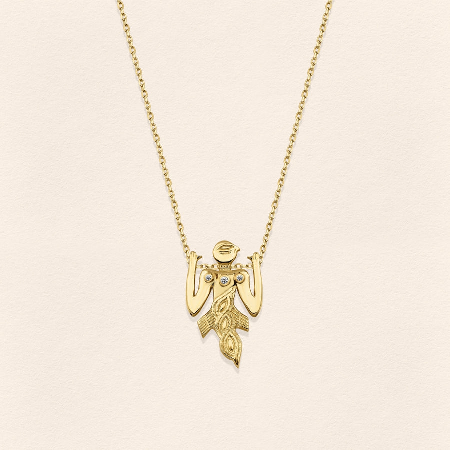 Birdman Gold Necklace Small