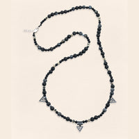 Anu Bead Necklace Silver