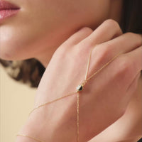 Aden Gold Finger Bracelet