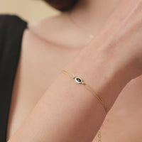 Eye Gold Bracelet