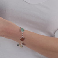 Sumerian Colorful Stone Mosaic Bracelet