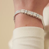 Gobeklitepe Thin Bracelet Silver