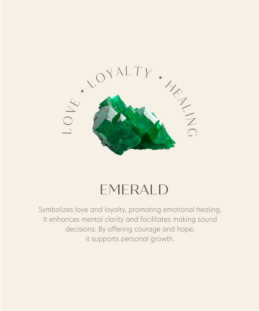 Alka Emerald Gold Necklace