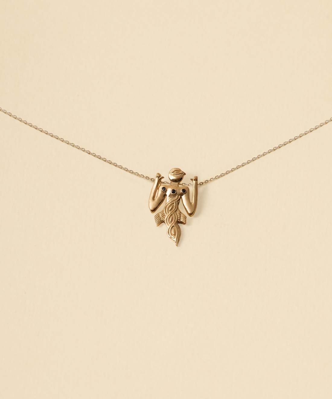 Birdman Gold Necklace Small