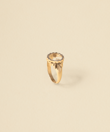 Hands Gold Ring